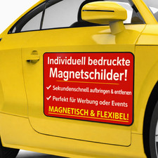 Magnetfolie Magnetschild für Auto BLITZVERSA...