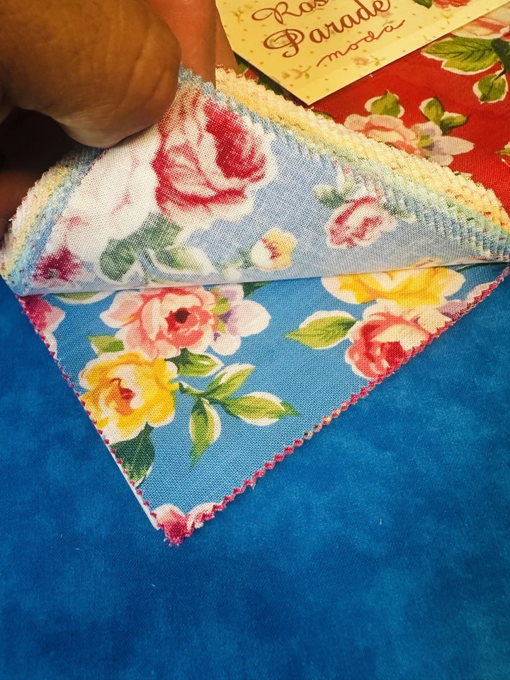 Rose parade Layer Cake by Moda 2008 Very hard to Find 42 pieces 10x10 - Image 4 of 4