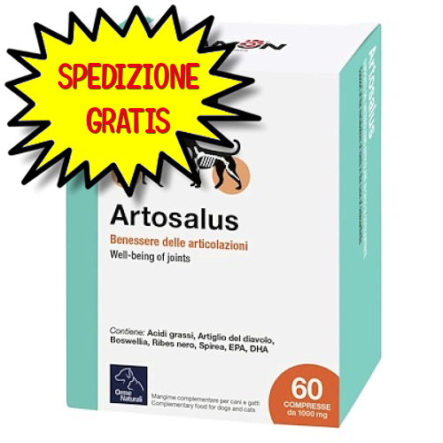 CAMON ARTOSALUS PER CANI CONFEZIONE 60 COMPRESSE 1000 MG G876 - Foto 1 di 1