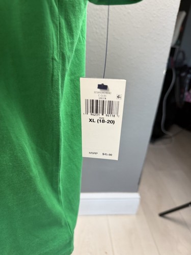 Polo Ralph Lauren Green Polo Bear Rain Boots Youth Boys Tee Shirt XL NEW - Picture 4 of 6