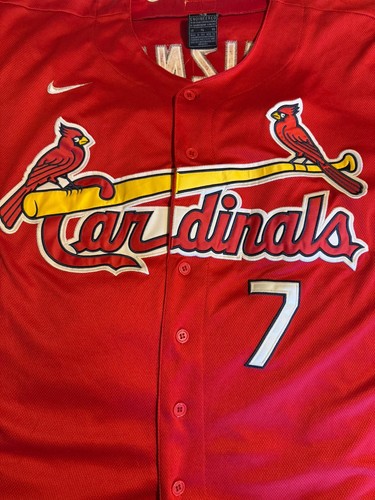 Nike Engineered St. Louis Cardinals Red Baseball Jersey 7 Knizner Size 48 - Picture 3 of 20