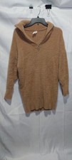 Promesa Size Small Plush Tan Quarter Zip Sweater. Dress