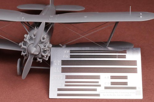 SBS 48093 1/48 Bristol Bulldog rigging wire set for Airfix kit Photo-Etched part - Picture 3 of 8