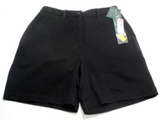 Lauren Ralph Lauren Vintage Shorts Women Size 4 Black 100 Cotton NWT