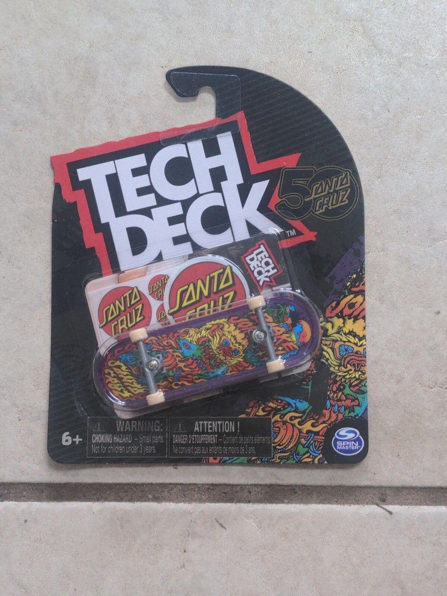 Tech Deck SANTA CRUZ Ultra Rare 50th Anniversary Skateboard