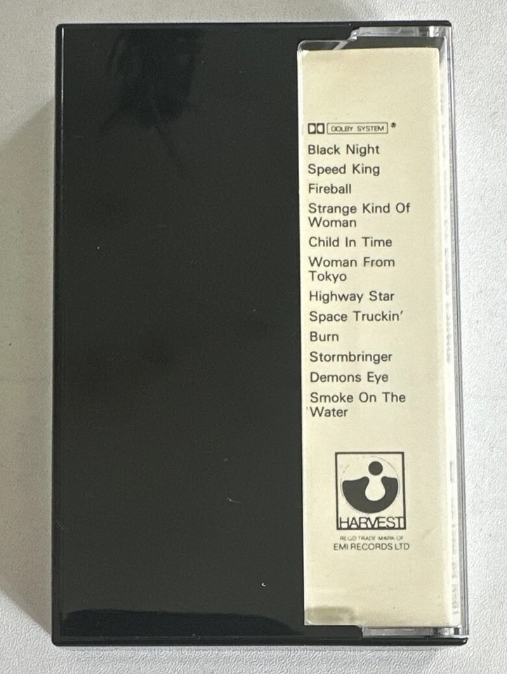 Deepest Purple - The Very Best Of Deep Purple original 1989 UK Harvest Cassette - Image 3 of 4