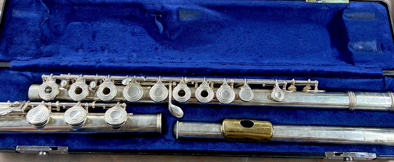Gemeinhardt KG Special Solid Silver Open Flute With Gold Plated