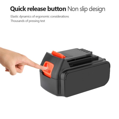 Batería/cargador 6AH 20V Li-ion para Black&Decker BL2018 BL1318 BL4018 BL1518 LBX20 - Imagen 2 de 19