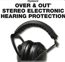 HYSKORE Tactical Stereo Electronic Loud Hearing Protection Shooting Over & Out