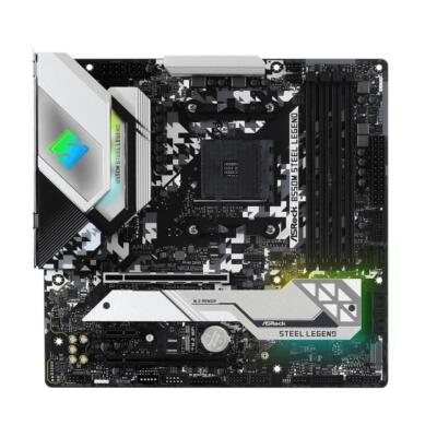 ASRock AMD Ryzen Sockel AM4 Micro ATX Mainboard B550M Steel Legend jp