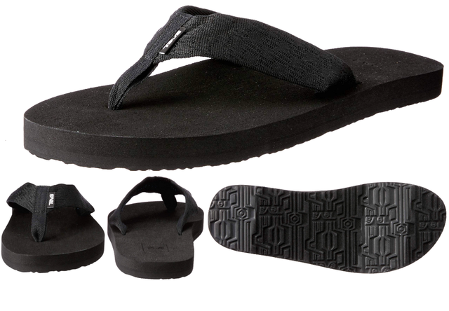Teva Men's Mush II Flip-Flop 9 Brick Black | eBay