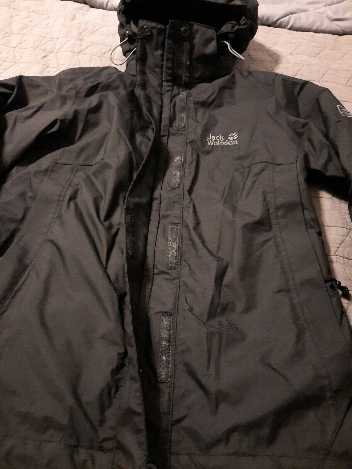 JACK WOLFSKIN Waterproof Small | Zip Hood Rain Coat | eBay