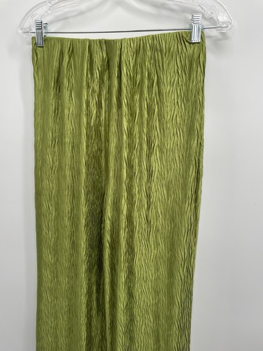 ASTR The Label Women's Avacado Green Wide Leg Plisse Pants Size Medium - Picture 9 of 17