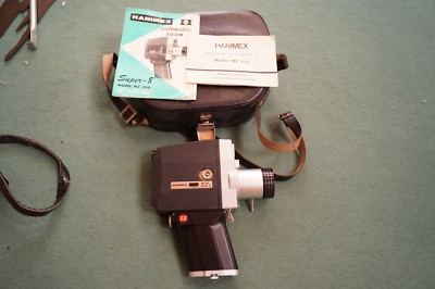 FILM MOVIE CINE CAMERA SUPER 8 HANIMEX MZ 200 BOX TASCHE