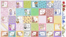 23" X 44" Panel Scriptures Faith Medley Joy Journey Cotton Fabric Panel D411.08