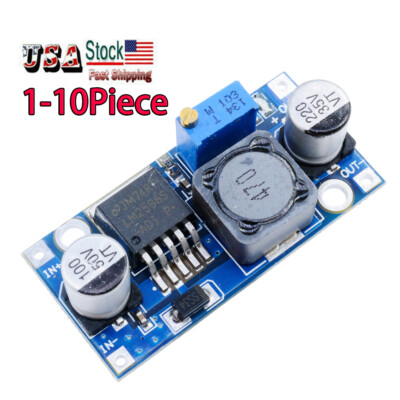 1-10PCS LM2596 DC-DC Adjustable Power Supply Step Down Module Buck Converter USA