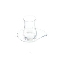 LAV Eva 12-Teiliges TeegläSer-Set Mit Untertellern - 170 Ml Aus Borosilikatglas