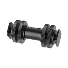 Aluminum Double-end Cold Shoe Adapters With Lock Nuts For GPS/Camera/Monitor