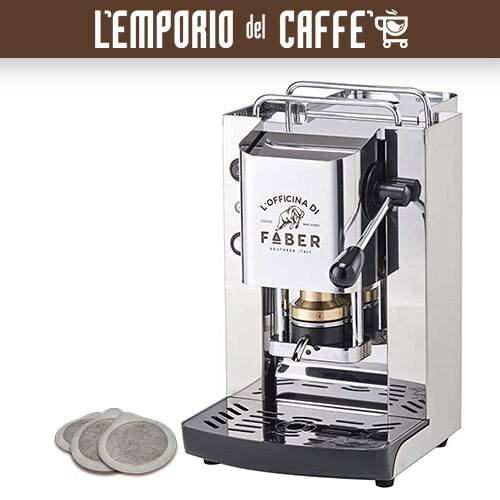 Macchina Caffe Cialda 44mm Faber Slot Total Inox Pro Telaio in Acciaio No Vapor - Zdjęcie 1 z 1