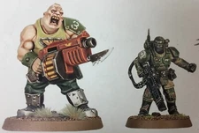 Warhammer 40k Astra Militarum Ogryn & Kasrkin Veteran Darktide NOS