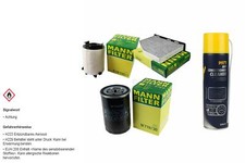 MANN FILTER Paket Klimareiniger für VW Golf Plus 5M1 521 1.6 Bi-Fuel Jetta