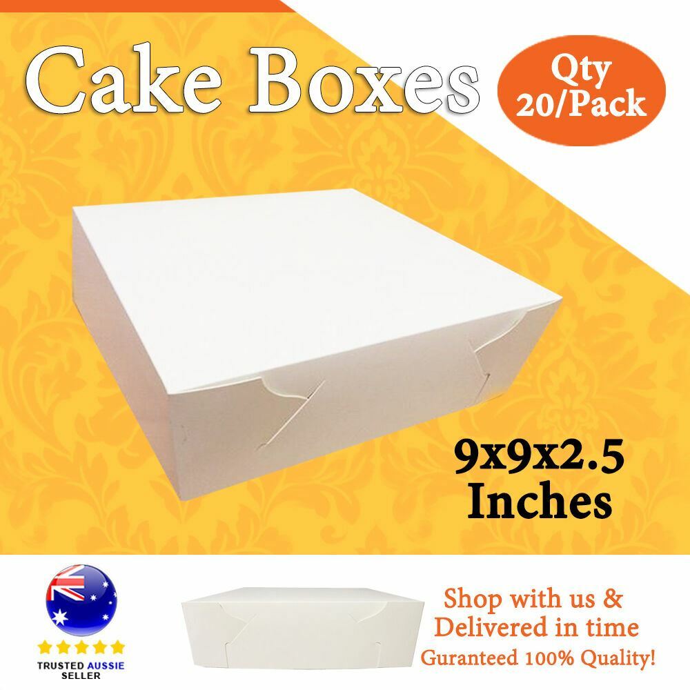 CAKE DECORATING CAKE BOXES 9x9x2.5 Inches Qty 20k Wedding Cake Box