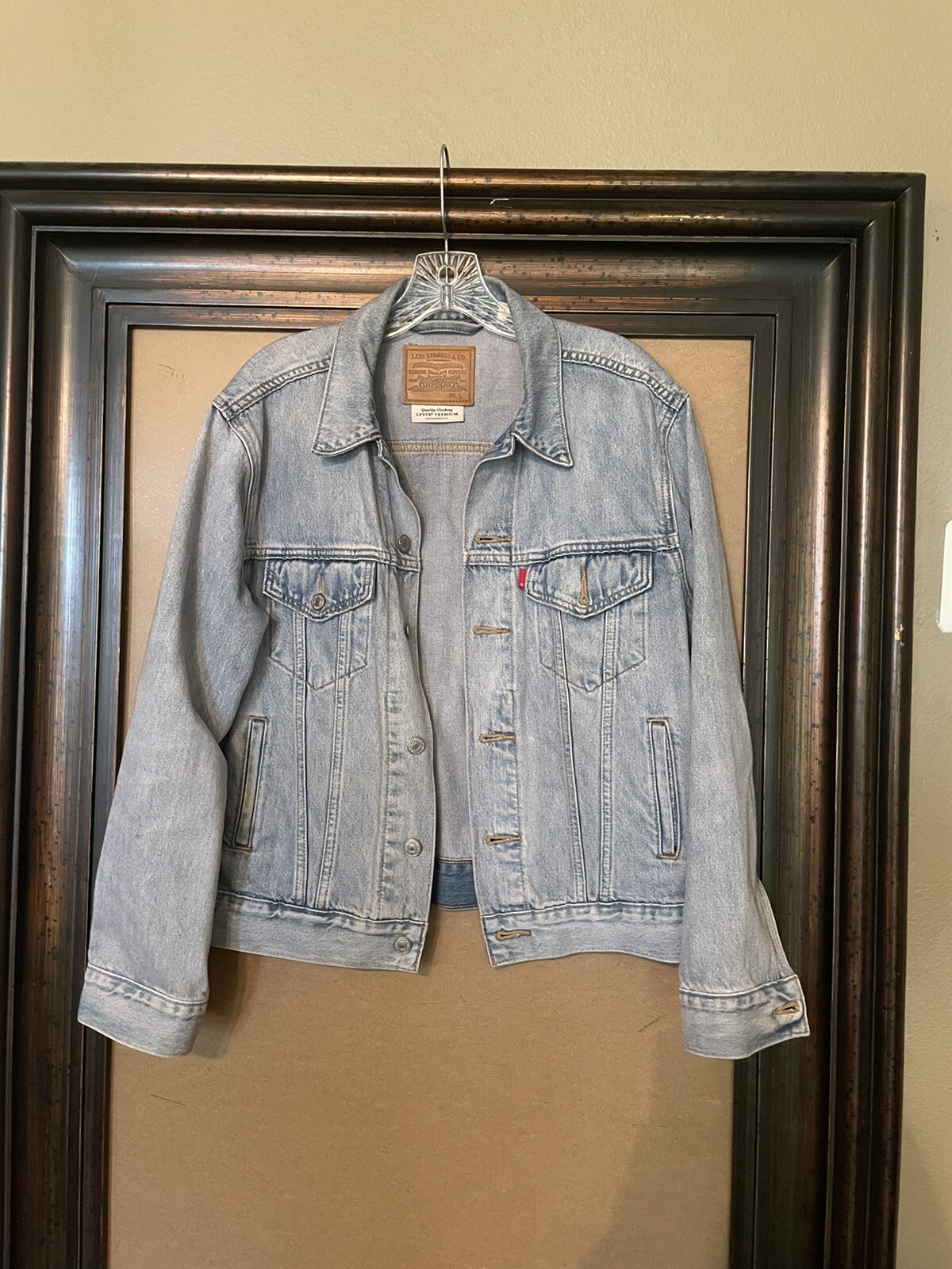 Levi's Premium Cotton Relaxed Jean Jacket size sma… Gem