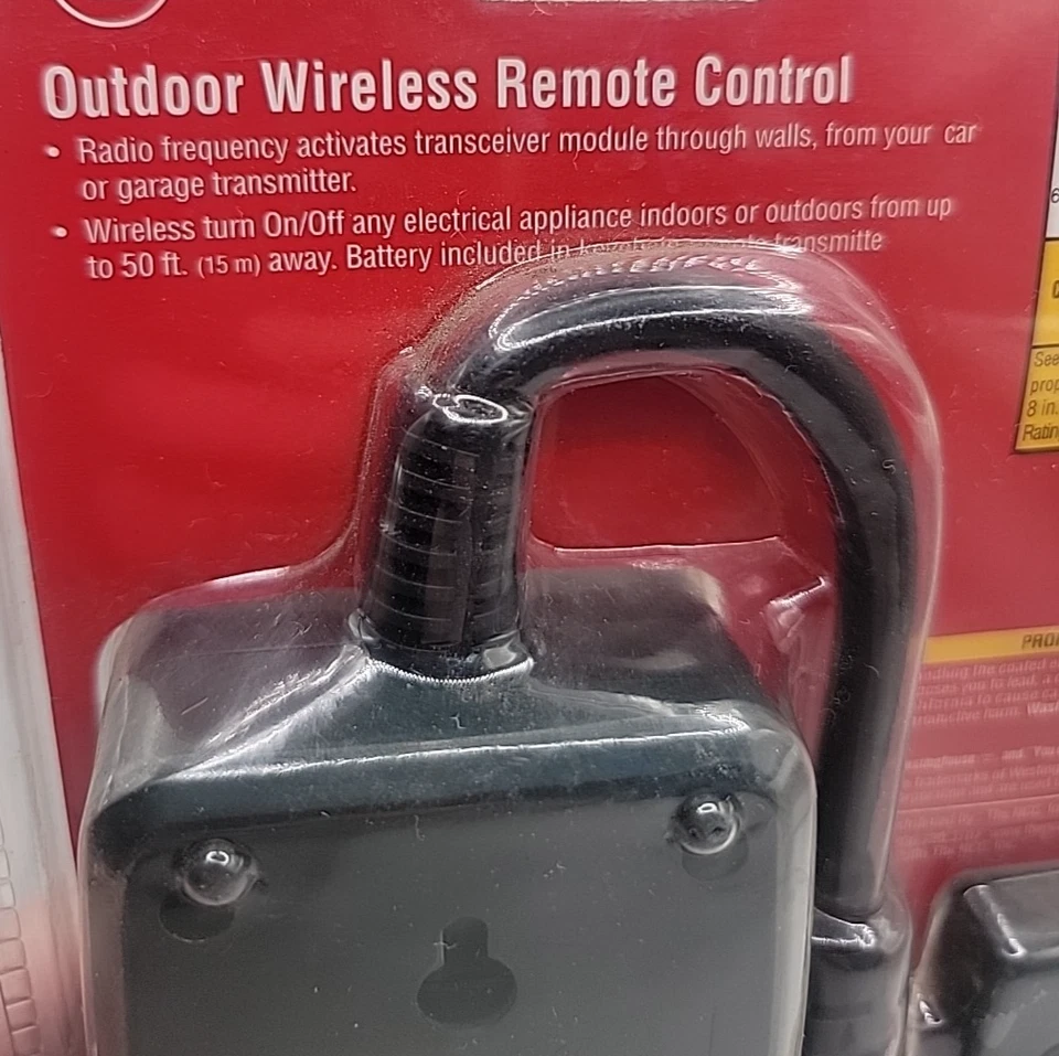 Mando a distancia inalámbrico para exteriores Westinghouse (NUEVO STOCK ANTIGUO) toma de corriente única Foto 3 de 4