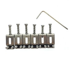 Chitarra elettrica in lega di titanio vintage bridge selle piegate per Stratocaster