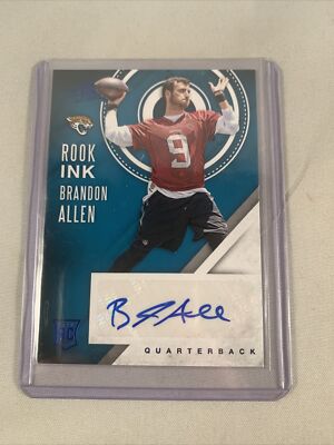 Brandon Allen Absolute Football Rook Ink Cincinnati Bengals Rookie Auto RPA