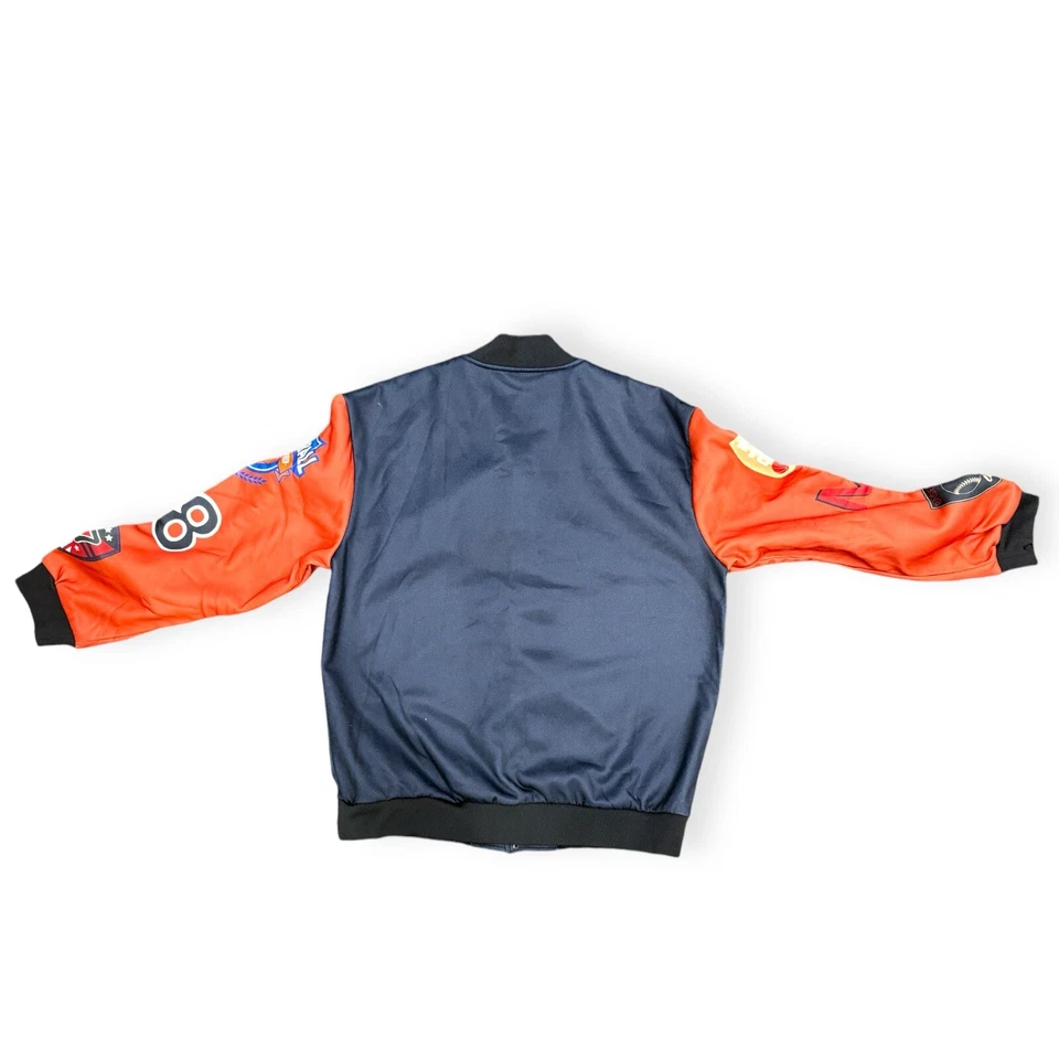 VINTAGE BASKETBALL Slogan Bomber Varsity Jacket Size XL - Image 3 of 3