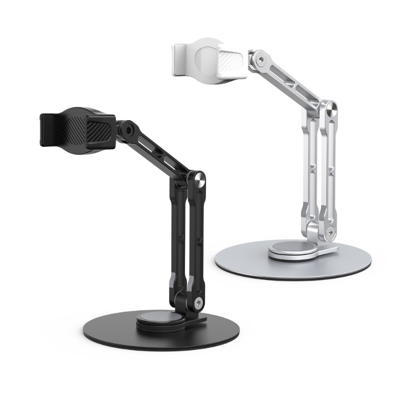 AluminumAlloy Phone Stand Adjustable Angles Phone Bracket for Desk & Travel Use