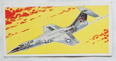 Lyons Teekarte Wings of Speed Nr. 22 Lockhead F-104A Starfighter