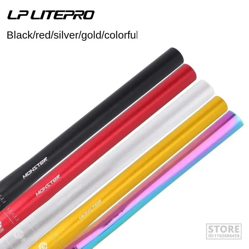 Manillar de bicicleta plegable 25,4X540 mm 580 mm para bicicleta ultraligera de aluminio Brompton Foto 2 de 4