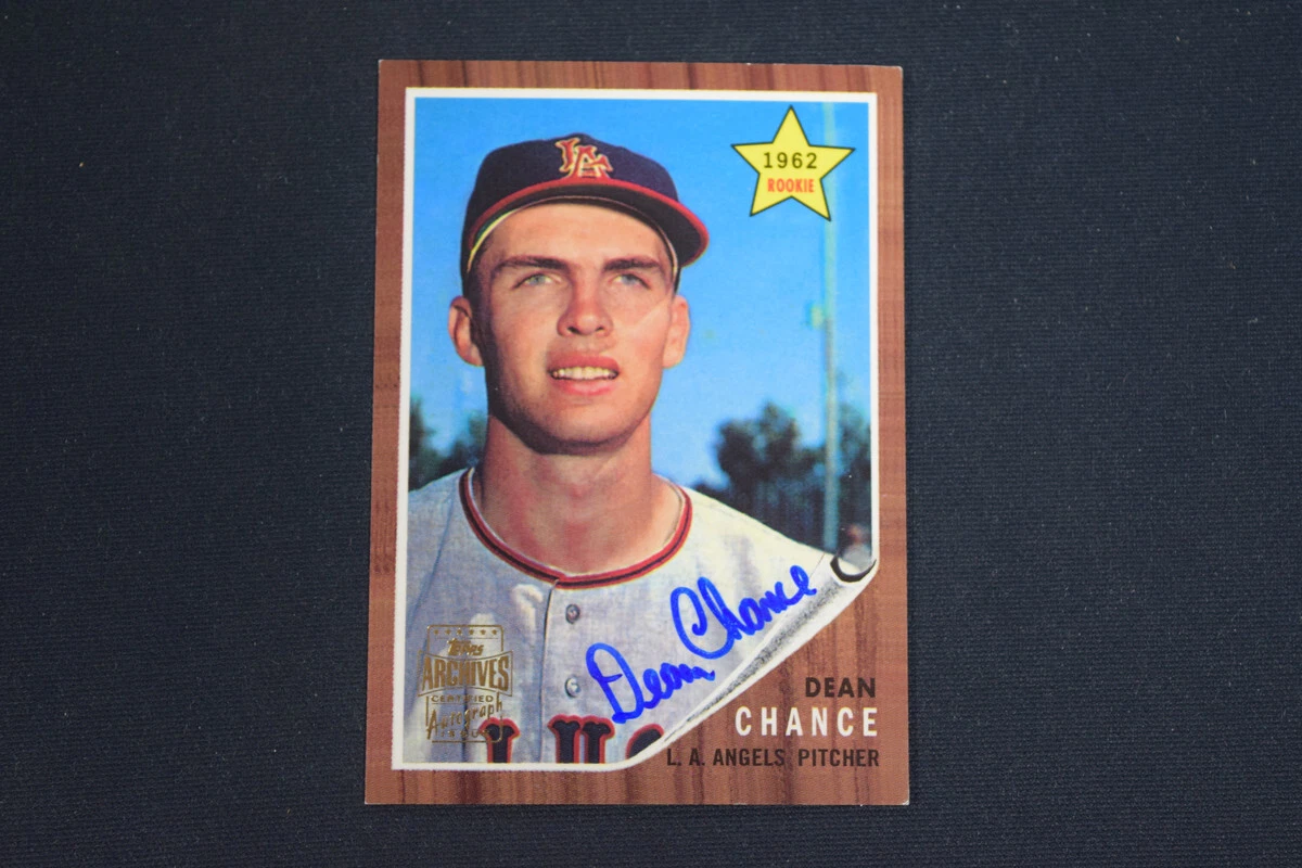 Dean Chance trading card