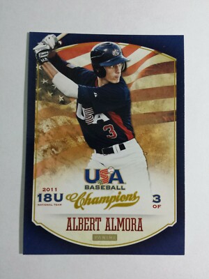 ALBERT ALMORA 2013 PANINI USA BASEBALL CHAMPIONS CARD # 88 C2904