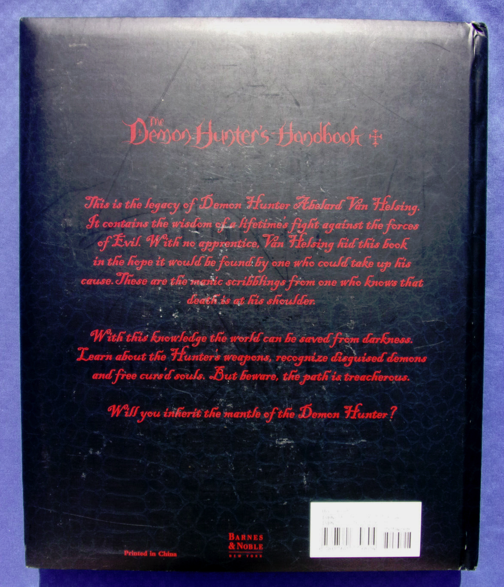 The Demon Hunters Handbook~Abelard Van Helsing~Book Monsters