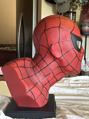 Signed by Stan Lee- 13 inch Spiderman Bust by Alex Ross and Mike