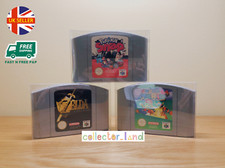 N64 Cart Protector Nintendo Game Card Plastic Display Case Cartridge Box Clear