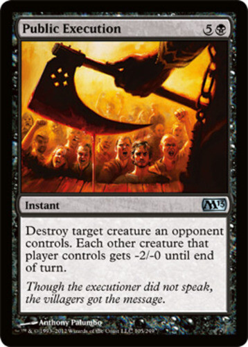 MTG-4x-Near Mint, English-Public Execution-Magic 2013 - Picture 1 of 1