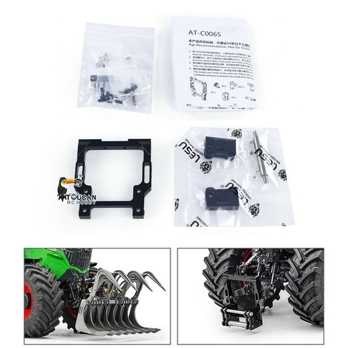 1:14 Metal Manual Quick Release Seat Coupler for LESU Hydraulic RC Tractor 1050 - Picture 3 of 11