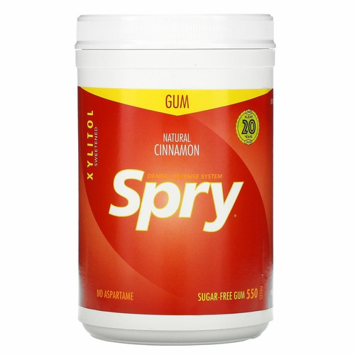 Spry, Chewing Gum, Natural Cinnamon, Sugar Free, 550 Pieces, (660 g) eBay