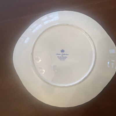 Plat à Cake Et Pichet Royal Garden - Céramique Fleurie - British Tradition - Chintz