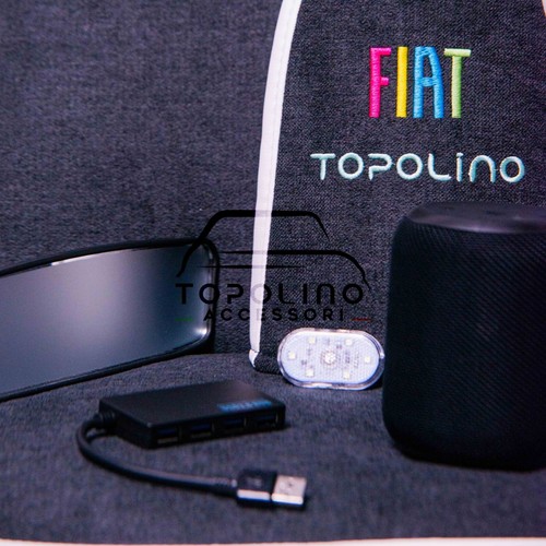 Parto e Vado Via PACK Per Fiat Topolino e Fiat DolceVita-Accessori Fiat Topolino - Picture 2 of 14