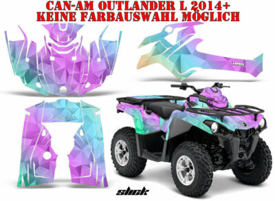 AMR RACING DEKOR GRAPHIC KIT ATV CAN-AM OUTLANDER STD & MAX SLICK B
