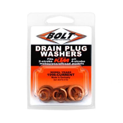 Schraube Motorrad Hardware Ablassschraube Scheibe Sortiment orange für KTM EXC EXC-F