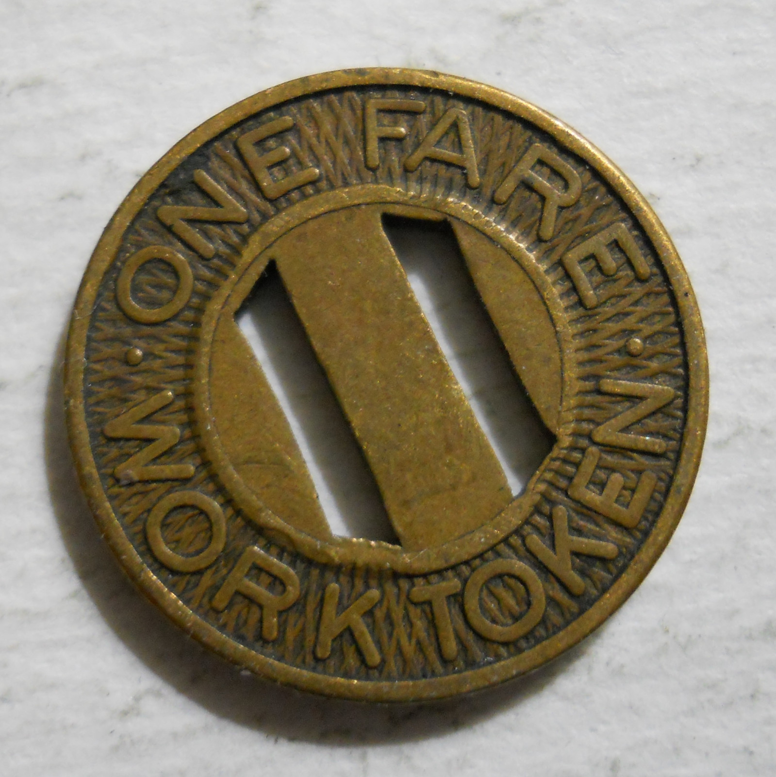 L. & C. C. M. T. Company (Beaver Meadows, Pennsylvania) transit token