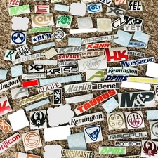 GUN SAFE Hunting Rifle Pistol Military Decal Sticker Pack - Lot of 5 AR 9mm