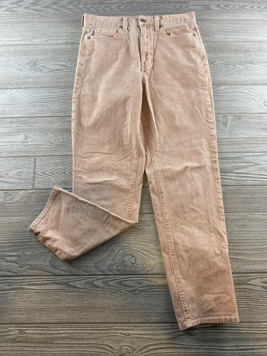 Pink Corduroy Mom Jean Pants 