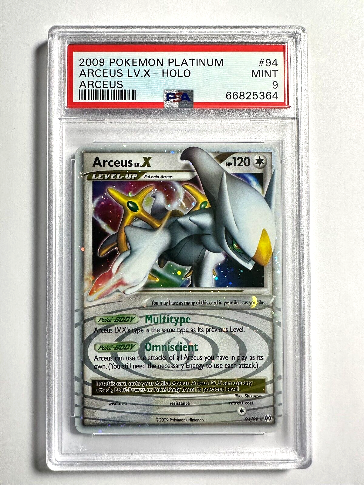 Pokemon Arceus Lv. X Tin Opening 